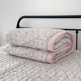 Guy Laroche Moncher Micro Modal Antibacterial Floral Comforter Soft and Dust Free DuPont Polafil Premium Bedding _ Made in Korea